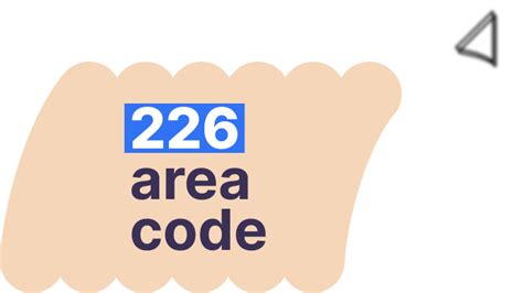 where is area code 226.